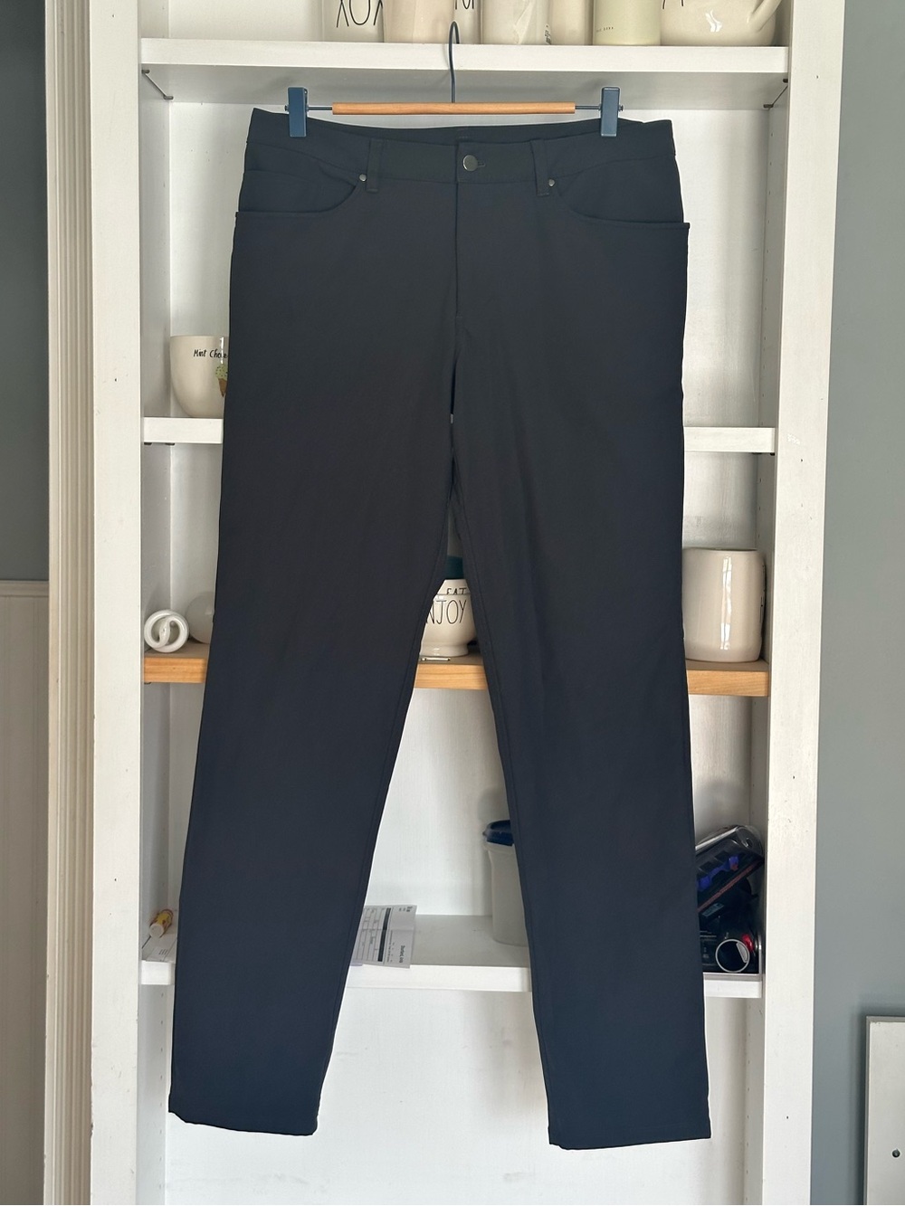 lululemon ABC Classic Warpstreme Pants Dark Gray  Men’s Size 34 x 32.5